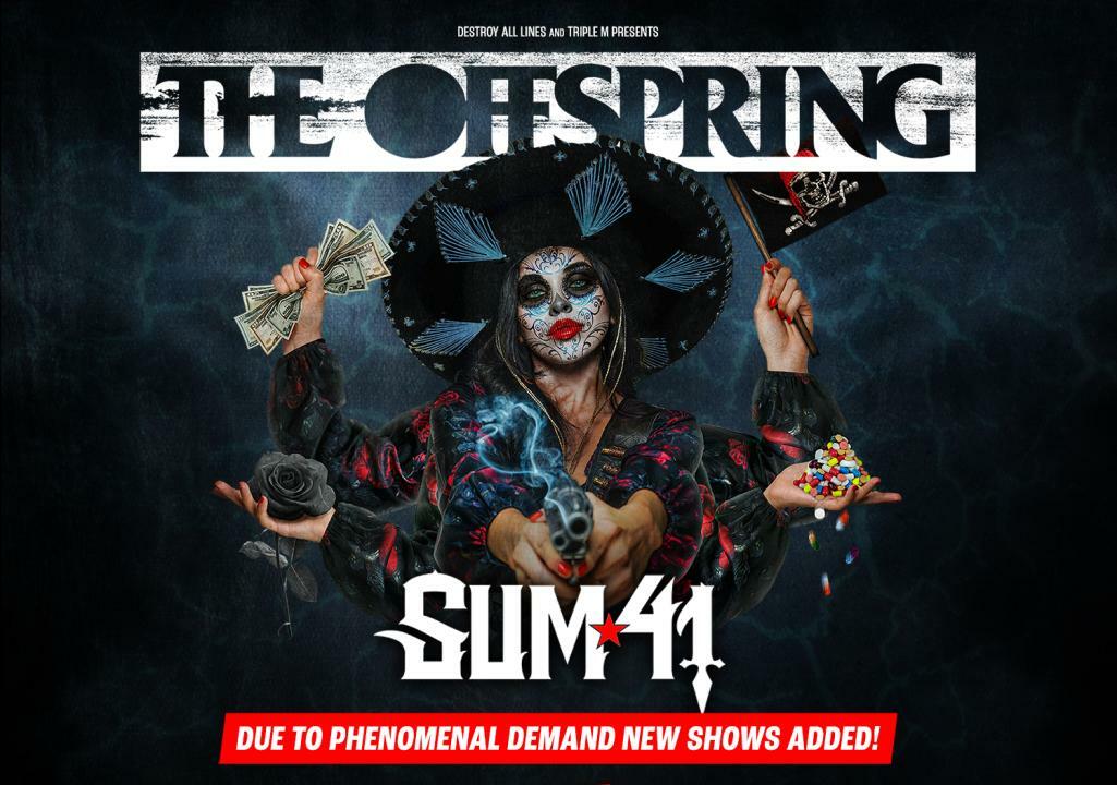 THE OFFSPRING Announce Long-Awaited Rescheduled Australian Dates With SUM 41