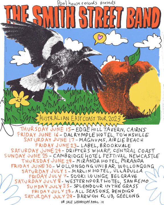 The Smith Street Band Tour Poster