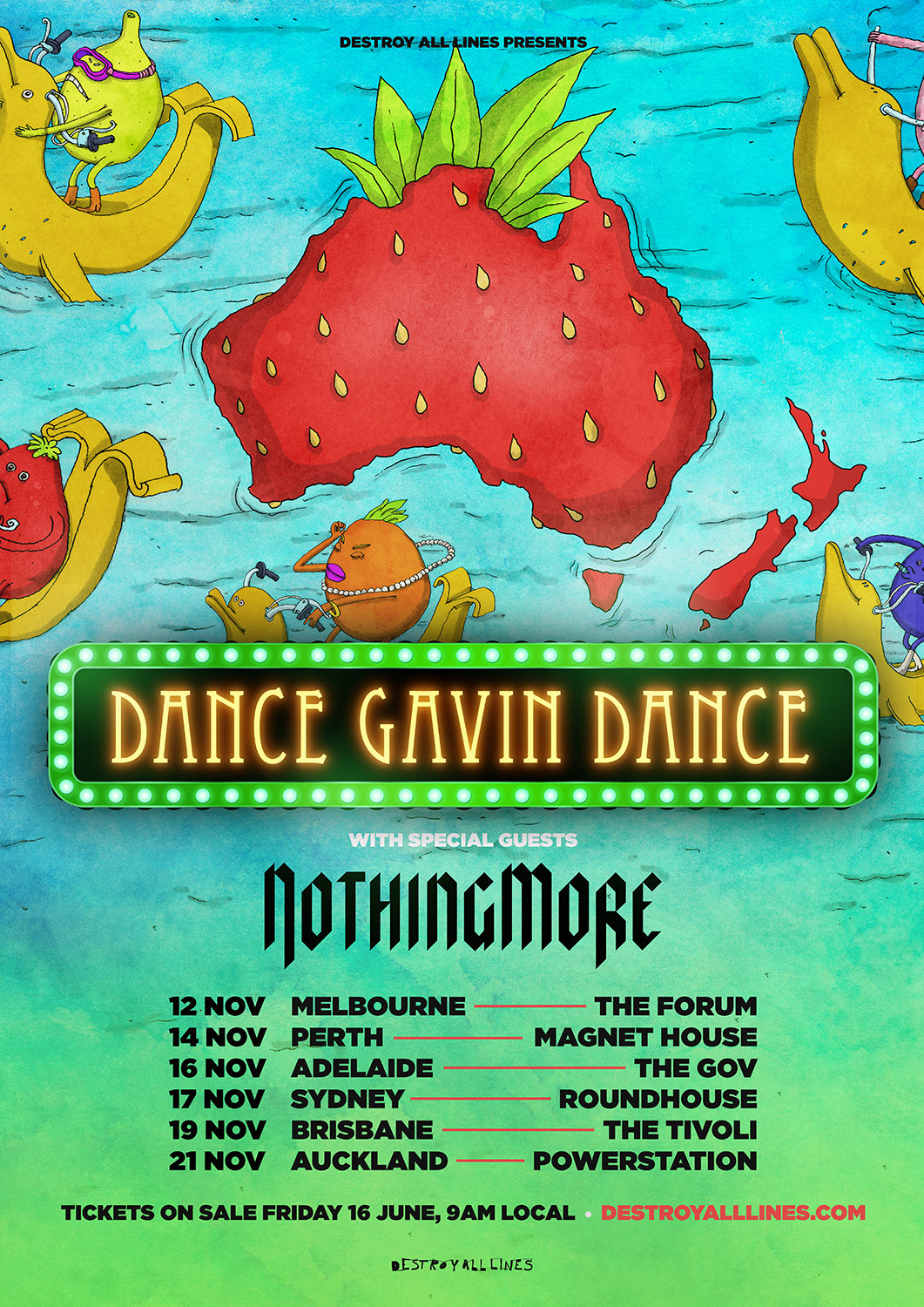DANCE GAVIN DANCE Share Australian Tour News With Supports NOTHING MORE